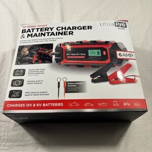 UltraPro Elite Battery Charger & Maintainer 12V 6V 6 Amp 78512-3 NEW